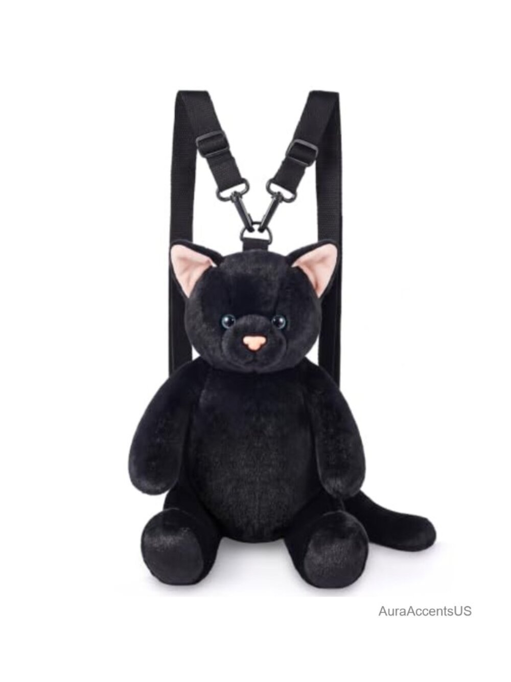 Plush Cat Crossbody Bag Fuzzy Furry Women's Purse